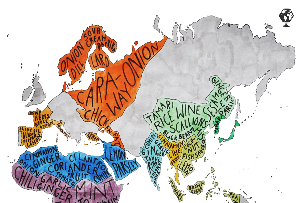 tim ferriss typographic map of flavors