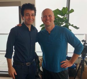 Safi Bahcall and Tim Ferriss.