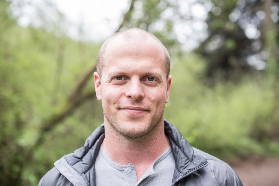 Tim Ferriss standing outside in nature.