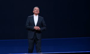 Bob Iger speaking on stage.