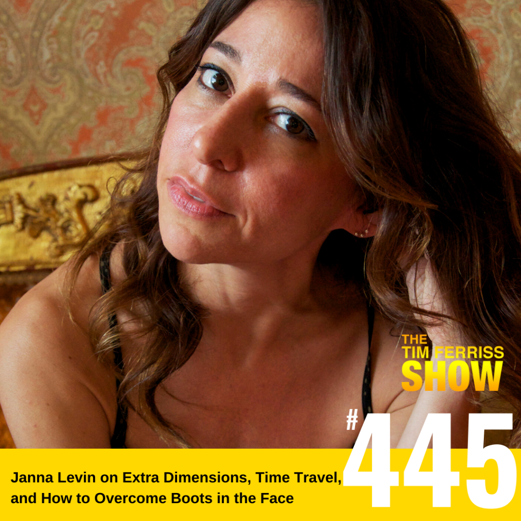 Janna Levin sitting.