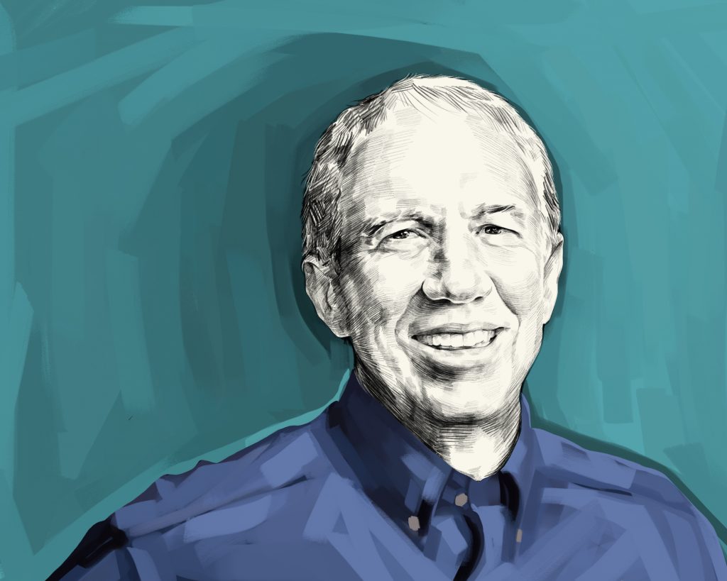 Artist's rendering of Dr. Jim Loehr.