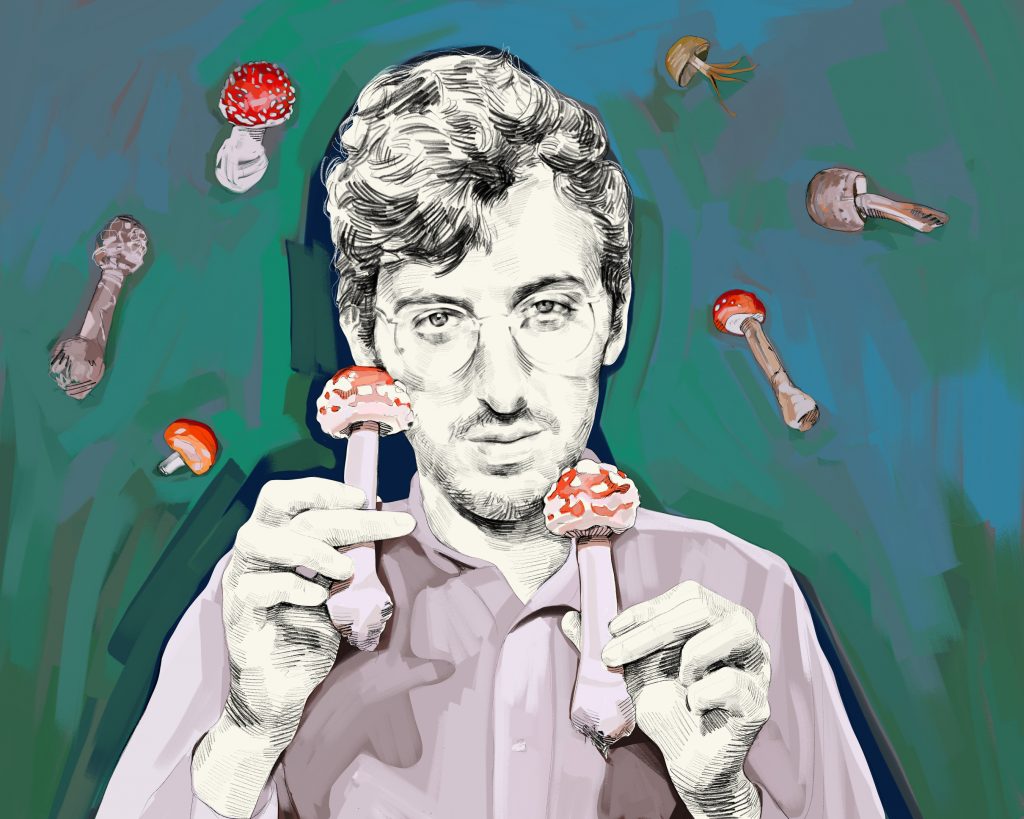 Artist's rendering of Hamilton Morris