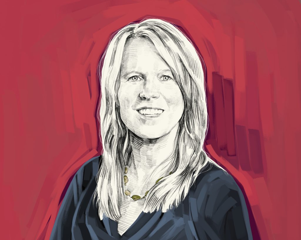 Artist's rendering of Diana Chapman.