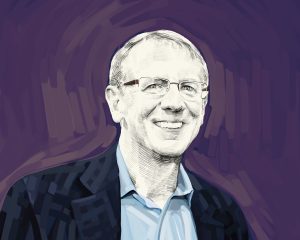 Artist's rendering of John Doerr.