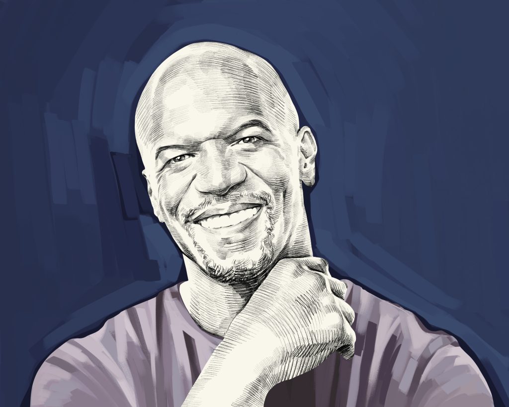 Artist's rendering of Terry Crews.
