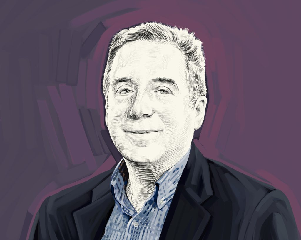 Artist's rendering of Russ Roberts.