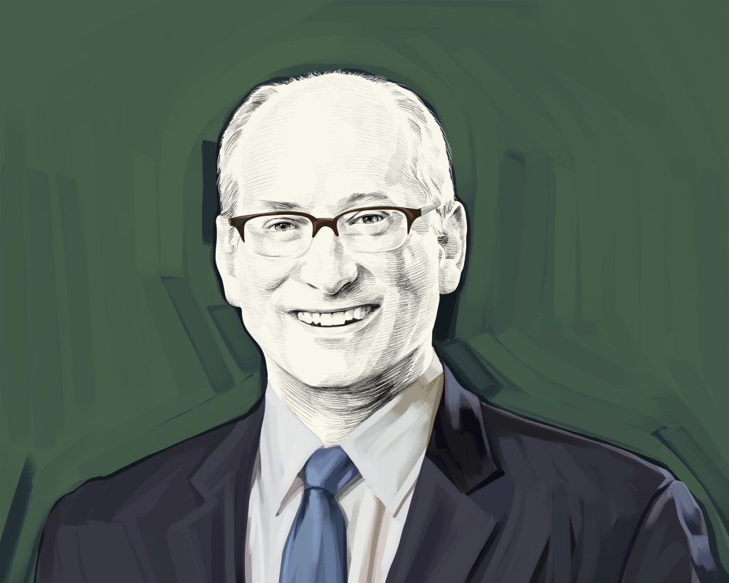 Artist's rendering of Dr. John Krystal.