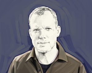 Artist's rendering of Rolf Potts.