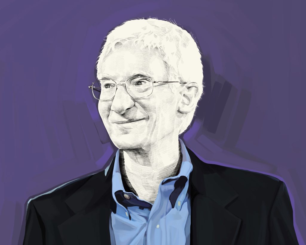 Artist's rendering of Dr. Roland Griffiths.