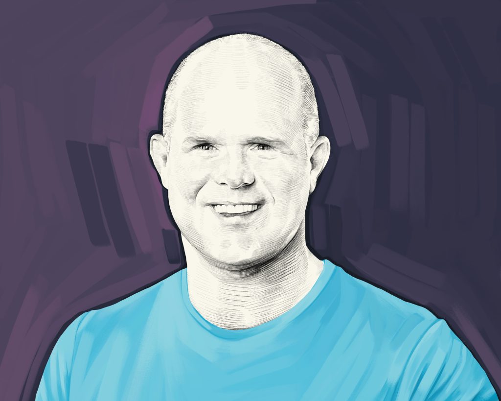 Artist's rendering of Dr. Kelly Starrett.