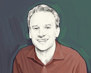 Artist's rendering of Matt Mochary.