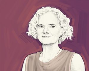 Artist's rendering of Dr. Nora Volkow.