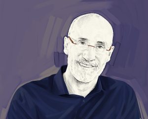 Artist's rendering of Arthur C. Brooks.