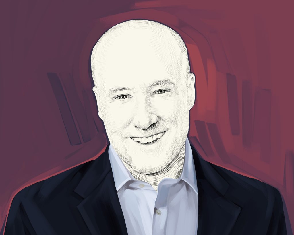 Artist's rendering of Shane Parrish.