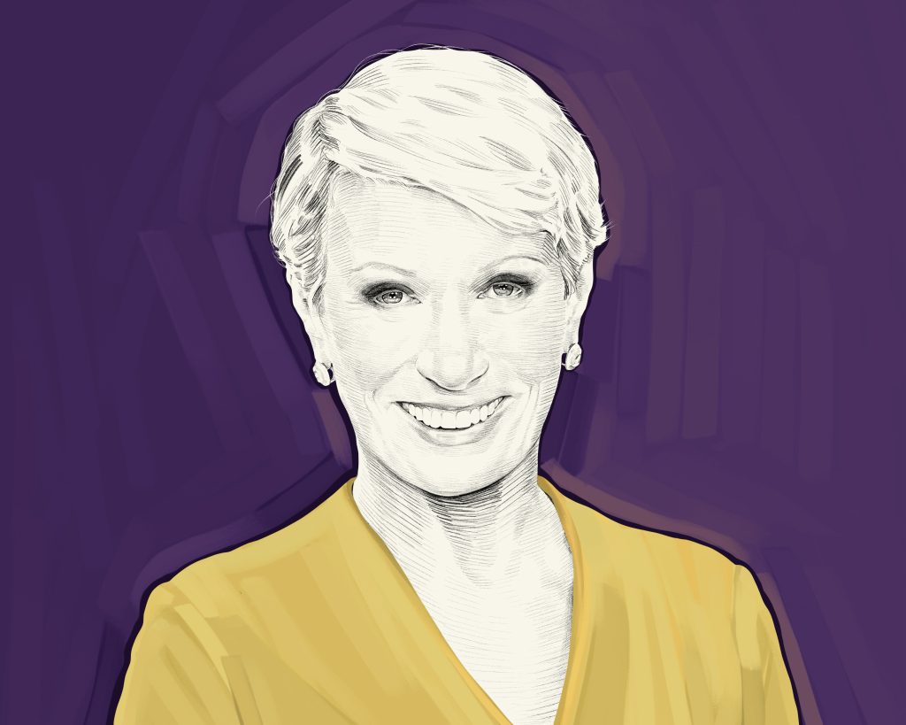 Artist's rendering of Barbara Corcoran.