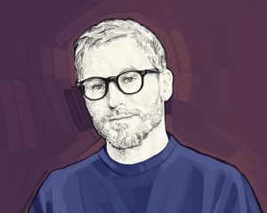 Artist's rendering of Craig Mod.