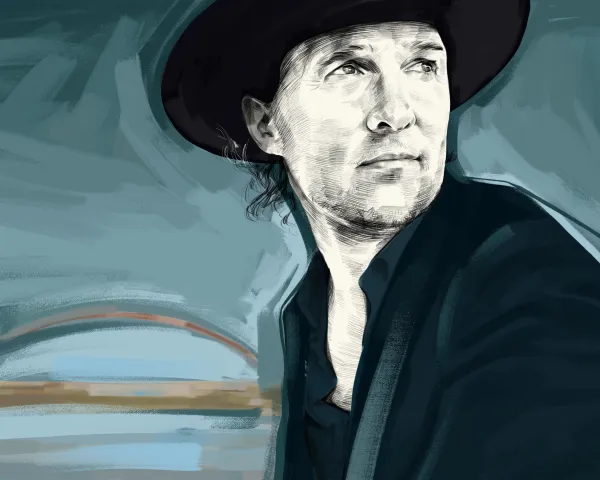 Matthew McConaughey Illustration