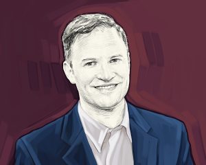 Artist's rendering of Dr. Jeffrey Goldberg.