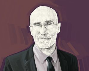 Artist's rendering of Arthur Brooks.