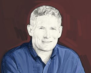 Artist's rendering of Steve Young.